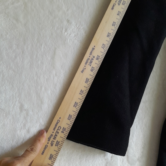 Banana Republic Womens Size Small Italian Fabric Wool Mid Length Coat Black - Picture 15 of 15